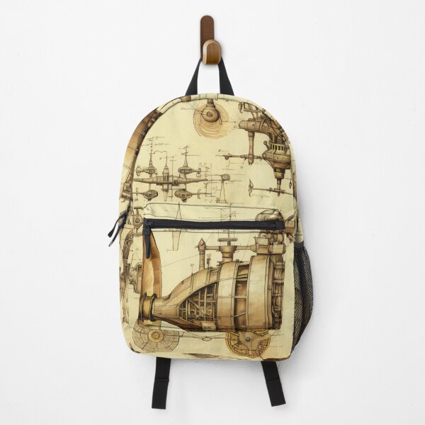 Item preview, Steampunk Drawing Ancient Manuscript designed and sold by BrandonArtWorld.
