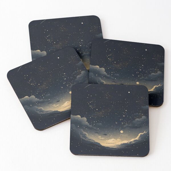 Item preview, Starry nights illustration designed and sold by Spurodesigns.