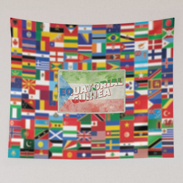 Item preview, Equatorial Guinea Vintage style retro souvenir designed and sold by DeveloperProp0.