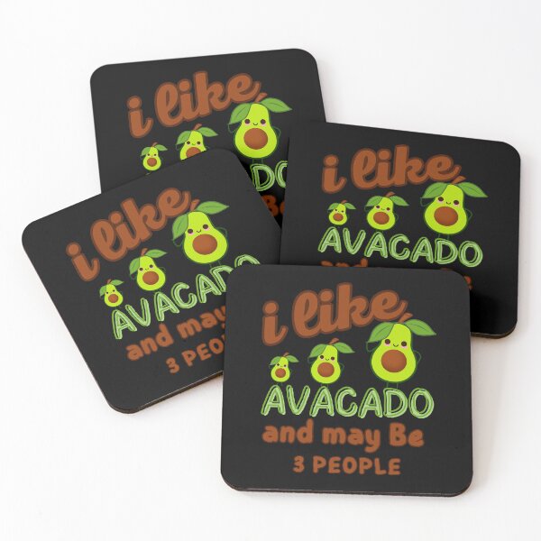 Item preview, I Like AVACADO And May Be 3 People designed and sold by MoovikaStore.