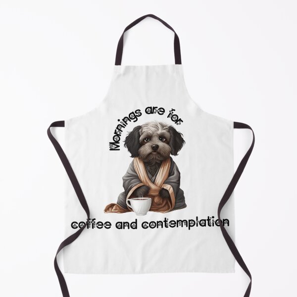 Item preview, Las mañanas son para el café y la contemplación del perro shih tzu designed and sold by BartekDesigne.