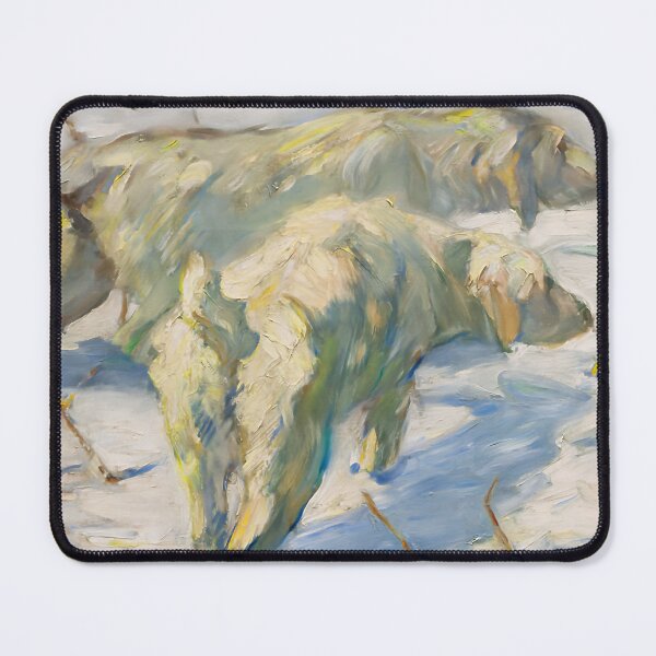 Item preview, Siberian Dogs in the Snow - Vintage German APainting designed and sold by HistorySimple.