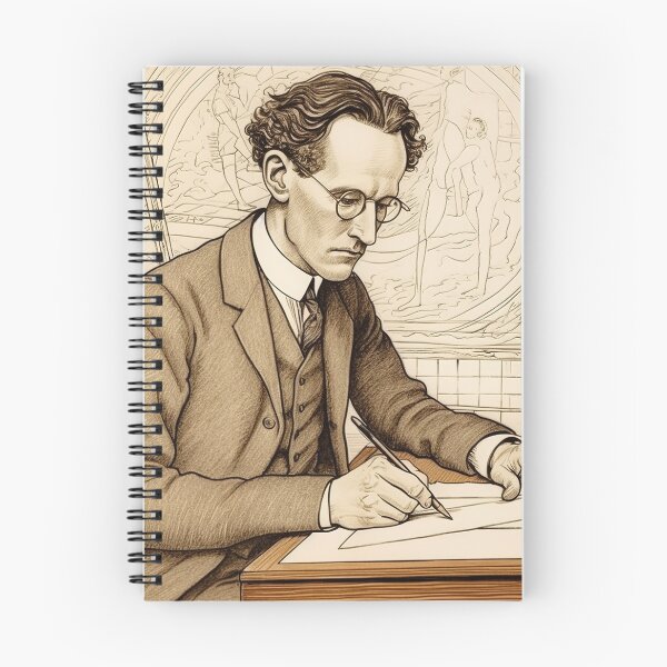 Item preview, Erwin Schrodinger scientist designed and sold by ComicsFactory.