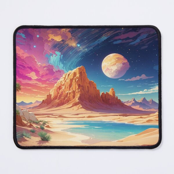 Item preview, Celestial Refuge: A Night Sky above the Oasis designed and sold by Ngea.