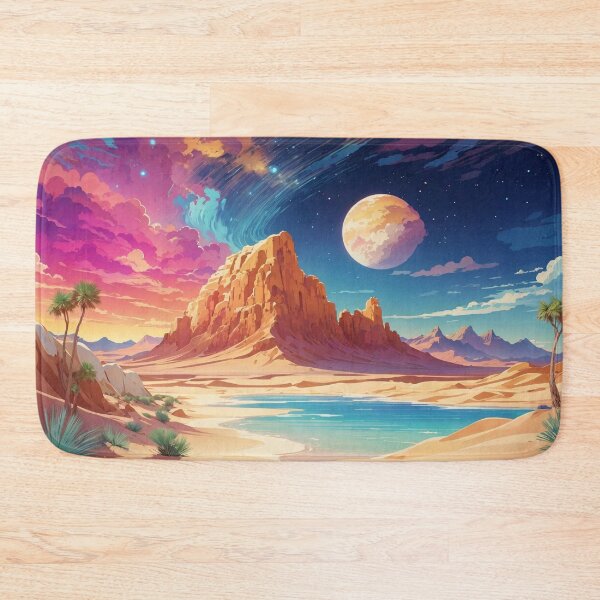 Item preview, Celestial Refuge: A Night Sky above the Oasis designed and sold by Ngea.