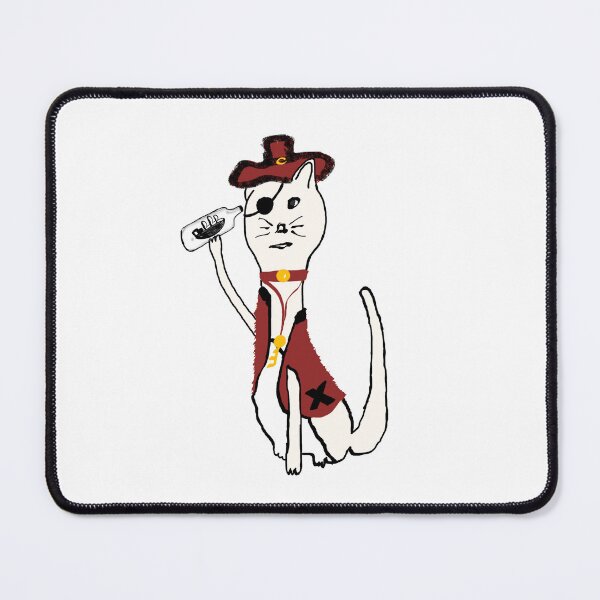 Item preview, Pirate Cat Captain of the Ship designed and sold by fairytalearrrt.