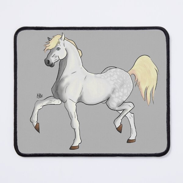 Item preview, Ghost the grey, trotting Welsh pony stallion designed and sold by BusterDraws.