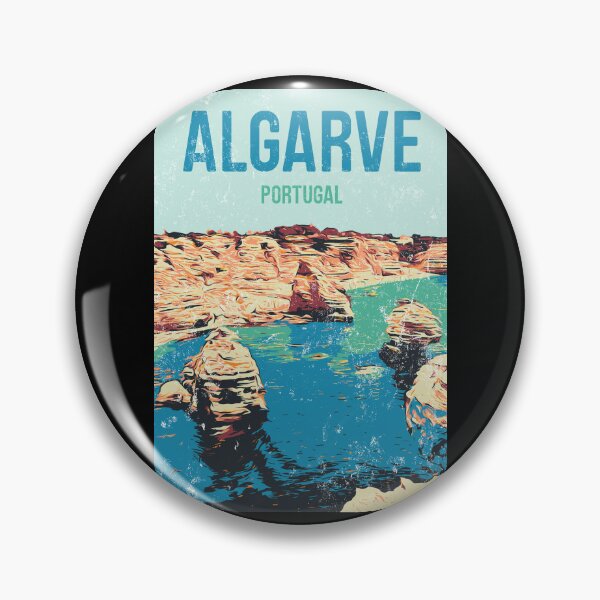 Artikelvorschau, Die wunderschönen Klippen der Algarve | Fesselnde Küstenillustration aus Portugal entworfen und verkauft von Lemomo-artworks.