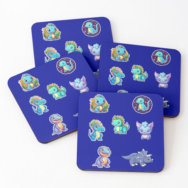 Item preview, Blue Dinosaur Emoji designed and sold by WoodburyLake.