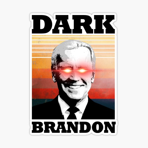 Dark Brandon Sticker for Sale by partyfarty