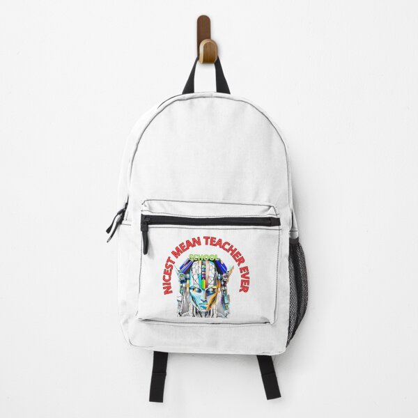 Item preview, NICEST MEAN TEACHER EVER NERD STUDENT TEACHER SCHOOL FAMILY, MOM DAD, GIFT designed and sold by carlos crane.