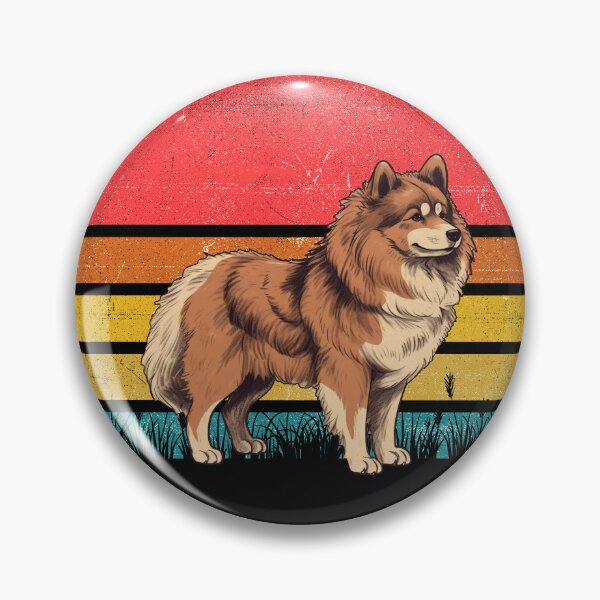 Item preview, Finnish Lapphund Vintage Retro Sunset designed and sold by rafaeltto.