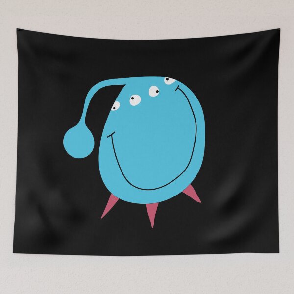 Item preview, Googly Eyed Monster // Aqua // X-Large designed and sold by AngelDawnDesign.