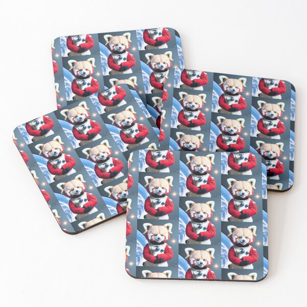 Item preview, Happy Red Panda Astronaut designed and sold by FunnehGacha.