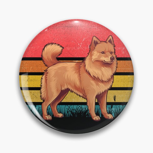 Item preview, Finnish Spitz Vintage Retro Sunset designed and sold by rafaeltto.