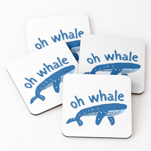 Item preview, Oh Whale, Funny Ocean Animal Pun designed and sold by mermaidmegan.
