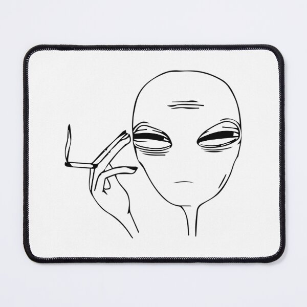 Item preview, Smoking Alien designed and sold by yvawdaqhkzu7.