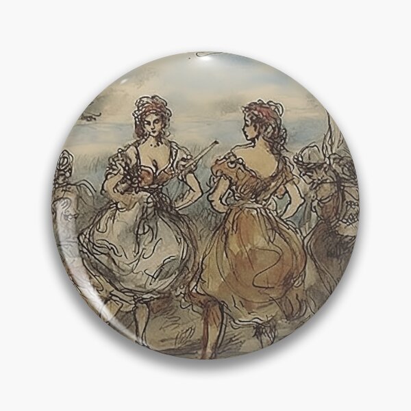 Item preview, Eugène Delacroix drawing designed and sold by ComicsFactory.
