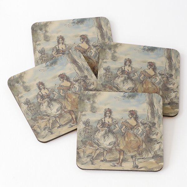 Item preview, Eugène Delacroix drawing designed and sold by ComicsFactory.
