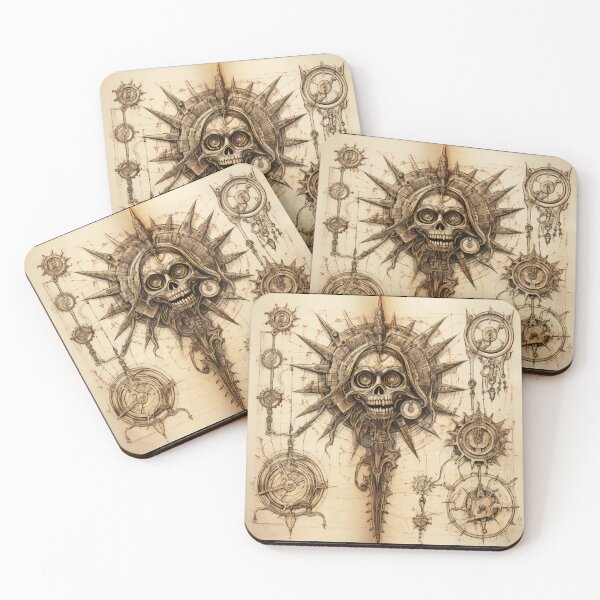 Item preview, Steampunk Drawing Ancient Manuscript designed and sold by BrandonArtWorld.