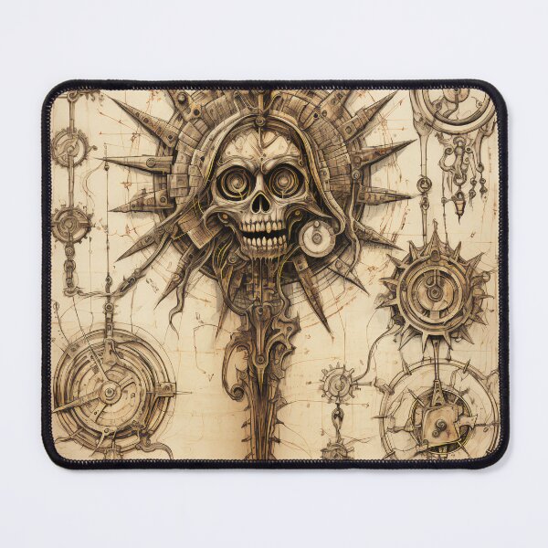 Item preview, Steampunk Drawing Ancient Manuscript designed and sold by BrandonArtWorld.