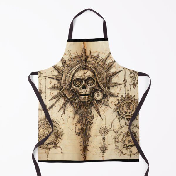 Item preview, Steampunk Drawing Ancient Manuscript designed and sold by BrandonArtWorld.