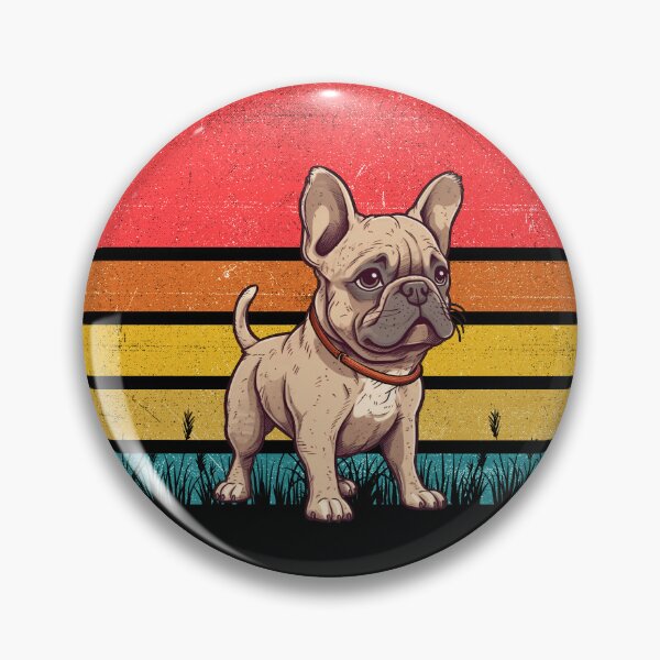 Artikelvorschau, French Bulldog Vintage Retro Sunset entworfen und verkauft von rafaeltto.