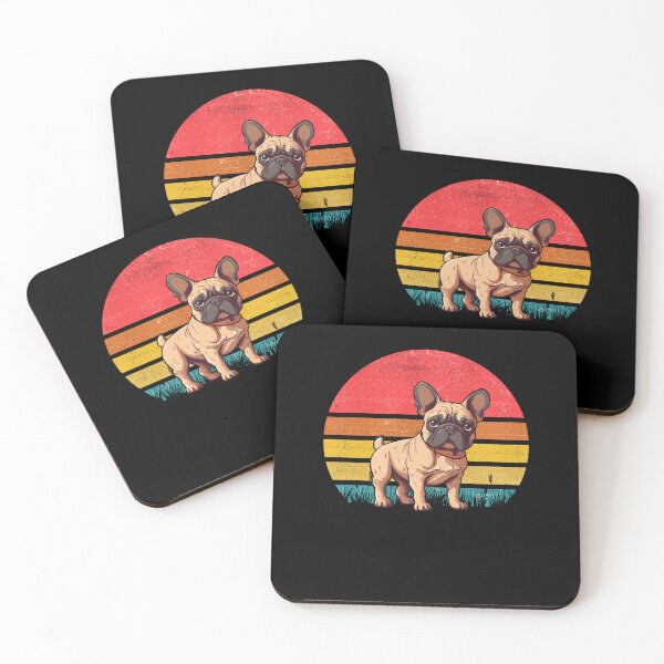 Item preview, French Bulldog Vintage Retro Sunset designed and sold by rafaeltto.