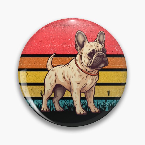 Artikelvorschau, French Bulldog Vintage Retro Sunset entworfen und verkauft von rafaeltto.