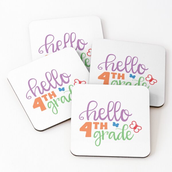 Item preview, Hello Fourth Grade! Perfect for your rising student.   designed and sold by Curious Frog.