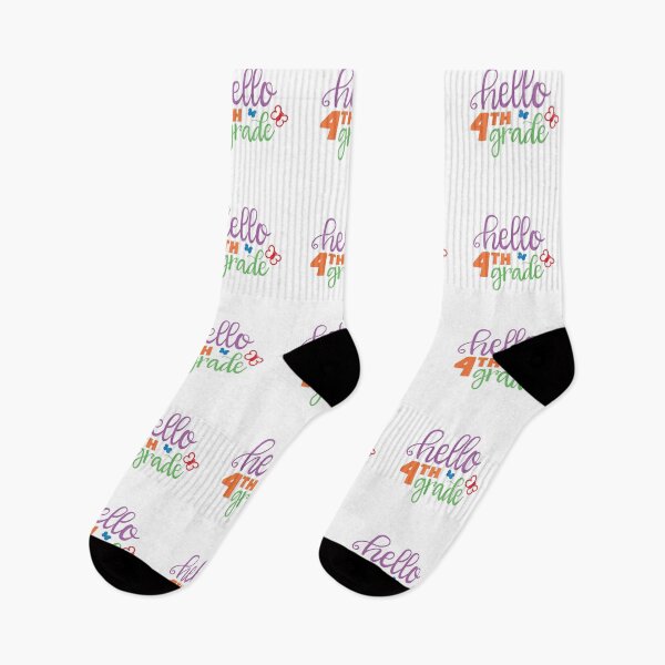 Item preview, Hello Fourth Grade! Perfect for your rising student.   designed and sold by Curious Frog.