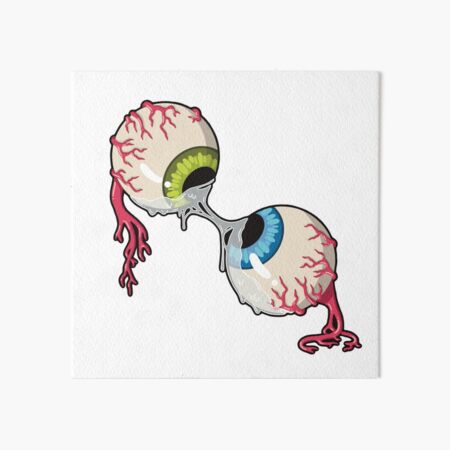 Eyeball Slobber Art Board Print for Sale by emimo