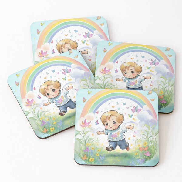 Item preview, Young Boy Running In A Field V1 designed and sold by SparkleBrush.