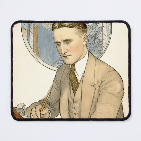 Item preview, F. Scott Fitzgerald designed and sold by ComicsFactory.