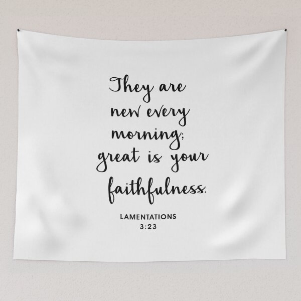 Item preview,  Lamentations 3:23 faithfulness designed and sold by corbrand.