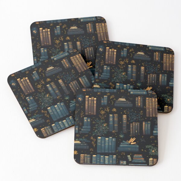 Item preview, Dark Academia Book Pattern designed and sold by christiangates.