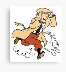 Tinting running man Metal Print