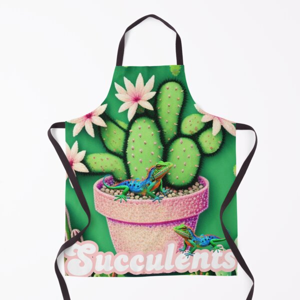 Item preview, Succulents and lizards designed and sold by Roxburylane.