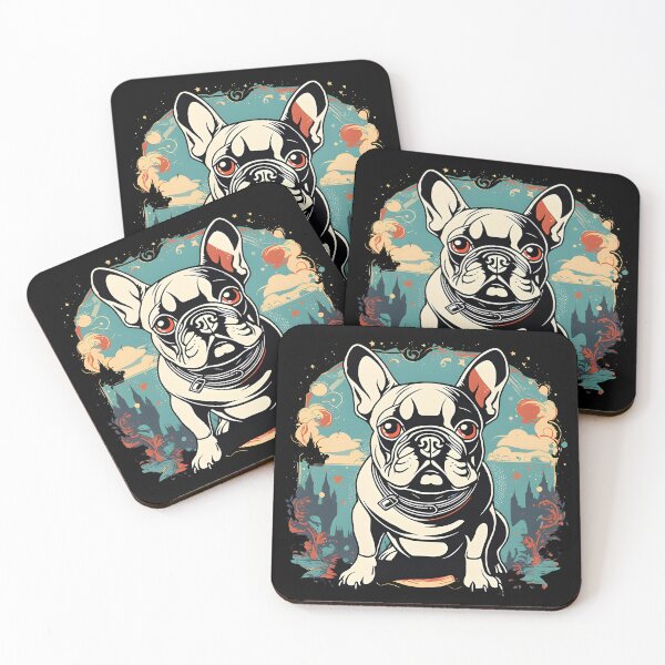 Item preview, French Bulldog Retro Vibes designed and sold by Studio-Pixel.