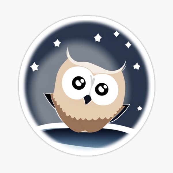 Chibi Owl Sticker