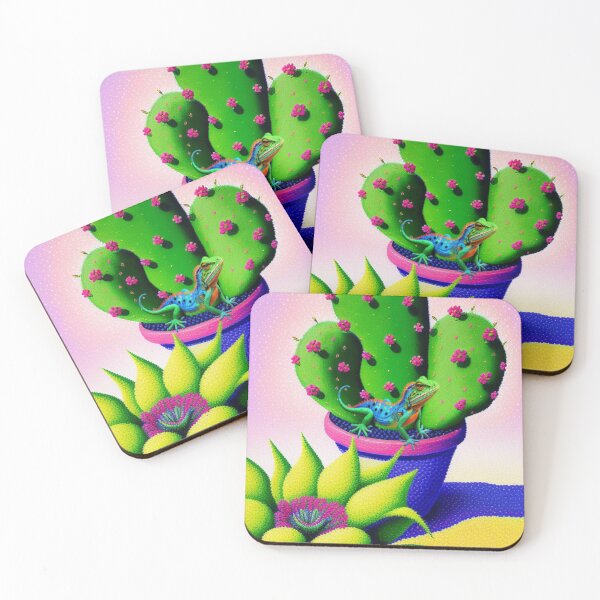 Item preview, Cactus lizard designed and sold by Roxburylane.