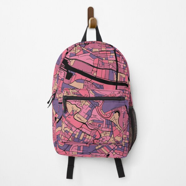 Item preview, Glasgow Map Pattern in Purple & Pink designed and sold by PatternMaps.
