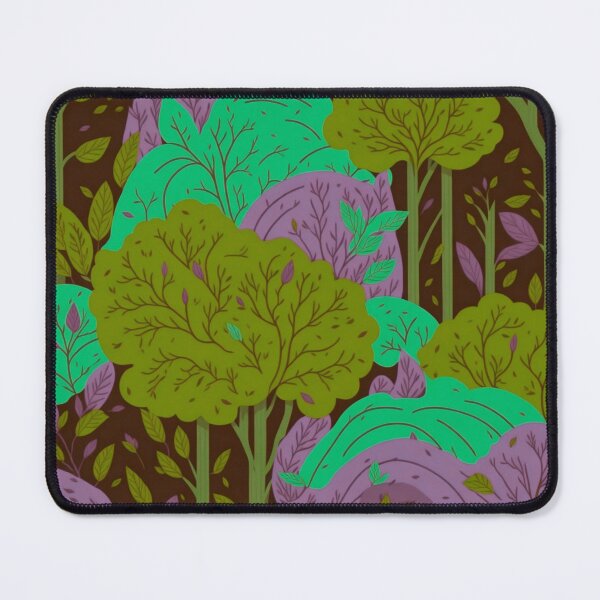 Item preview, Green Rainbow Forest Trees Pattern designed and sold by druidwolfart.