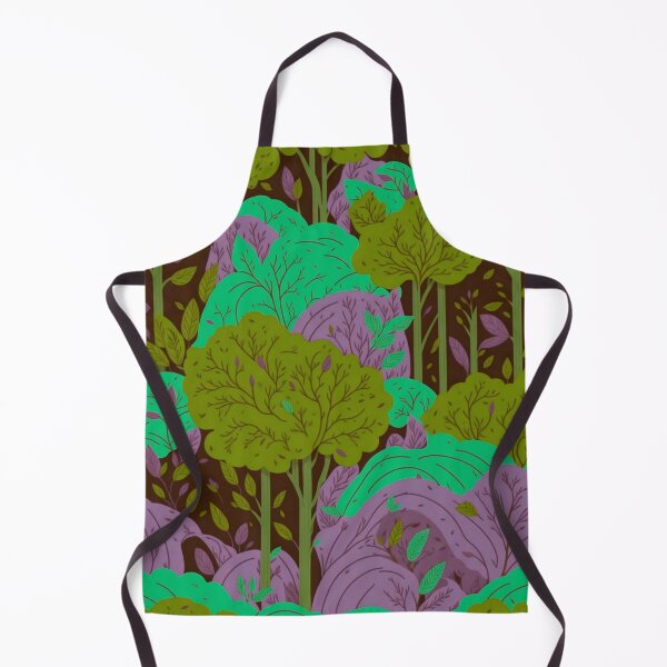 Item preview, Green Rainbow Forest Trees Pattern designed and sold by druidwolfart.