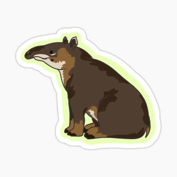 Vista previa del artículo con la obra «Tapirus El tapir de Baird», diseñado y vendido por vulpiniquest.