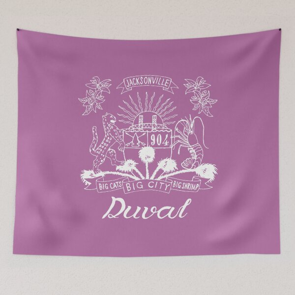 Item preview, Duval Crest White Lettering on Orchid designed and sold by DuvalCrest.