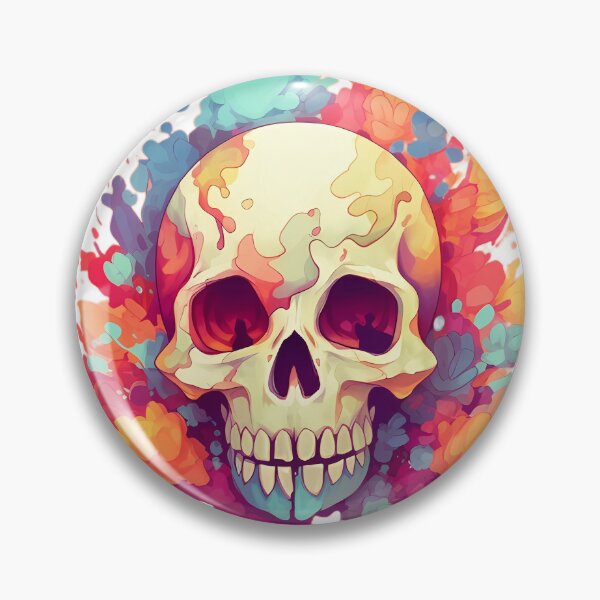 Item preview, colorful skull 2 designed and sold by Pacoart99.