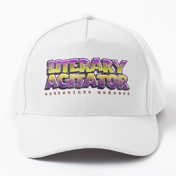 Literary Agitator - A8M Faded Purple Yellow Baseball Cap