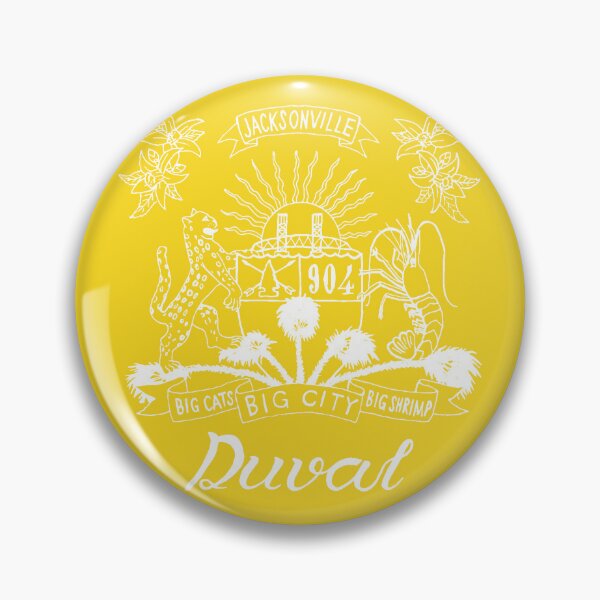 Item preview, Duval Crest White Lettering on Gold designed and sold by DuvalCrest.