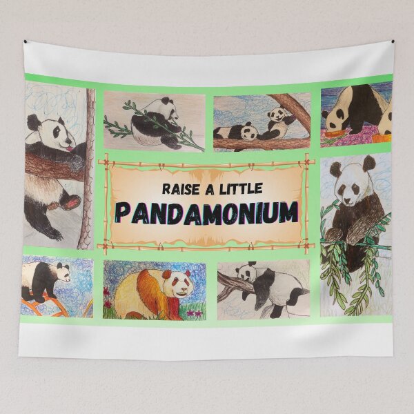 Item preview, Pandamonium Collage designed and sold by mikadofay.